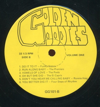 Porky Chedwick, Various : Porky Chedwick's - Golden Goodies - From The 50's & 60's Volume One (LP, Comp, Mono)