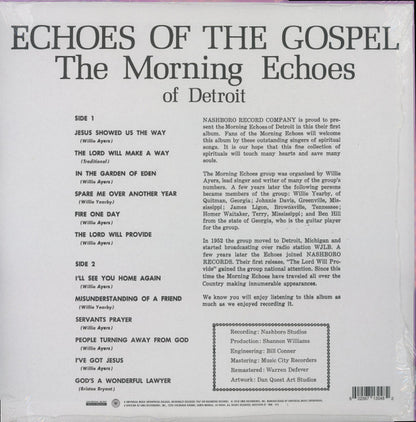 The Morning Echoes : Echoes Of The Gospel (LP, Album, RE, RM)