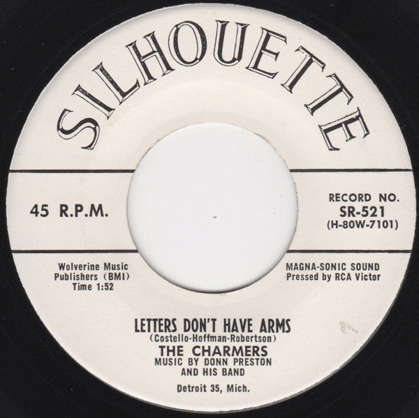 The Charmers (3) : Letters Don't Have Arms (7")