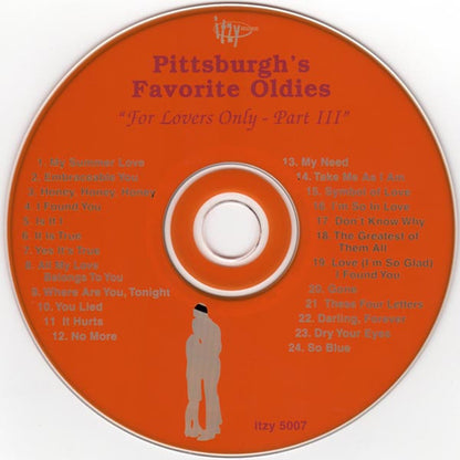 Various : Pittsburgh's Favorite Oldies "For Lovers Only - Part III" (CD, Comp)