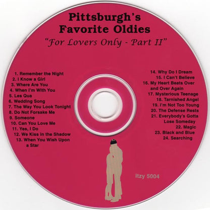 Various : Pittsburgh's Favorite Oldies "For Lovers Only - Part II" (CD, Comp)