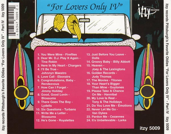 Various : Pittsburgh's Favorite Oldies "For Lovers Only IV" (CD, Comp)