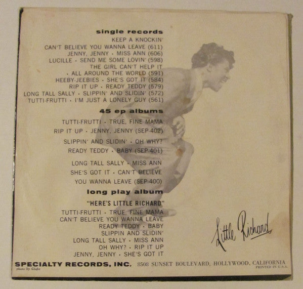 Little Richard : Good Golly, Miss Molly / Hey-Hey-Hey-Hey (7", Single)