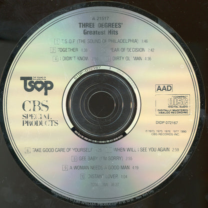 The Three Degrees : Greatest Hits (CD, Album, Comp)