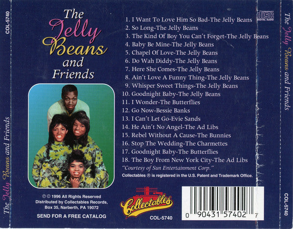 The Jelly Beans : The Jelly Beans And Friends (CD, Comp)