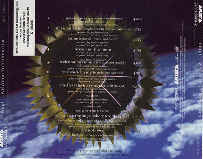 Snap! : Welcome To Tomorrow (CD, Album, Club)