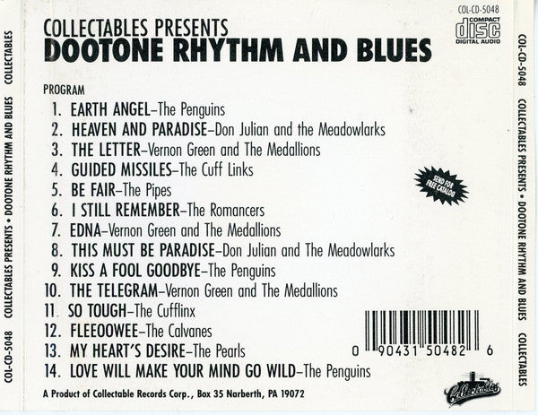 Various : Dootone Rhythm And Blues (CD, Comp)