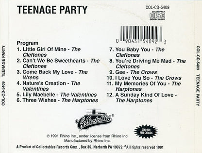 Various : Teenage Party (CD, Comp)