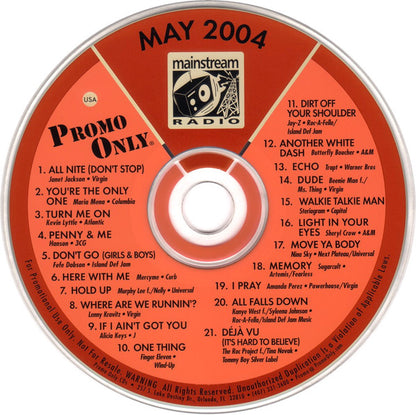 Various : Promo Only - Mainstream Radio May 04 (CD, Comp, Promo)