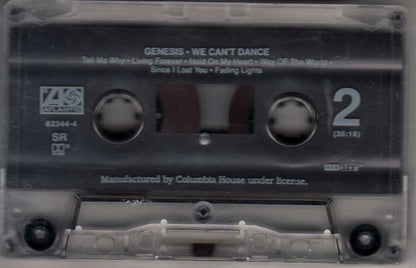 Genesis : We Can't Dance (Cass, Album, Club, SR)