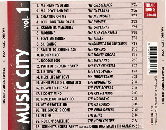 Various : Music City Volume 1 (CD, Comp)