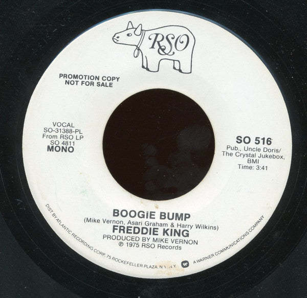 Freddie King : Boogie Bump (7", Mono, Promo, PL)