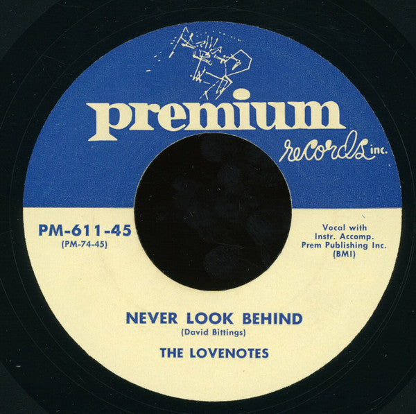 The Lovenotes : Never Look Behind / A Love Like Yours (7", Unofficial)