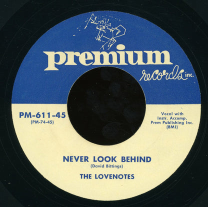 The Lovenotes : Never Look Behind / A Love Like Yours (7", Unofficial)
