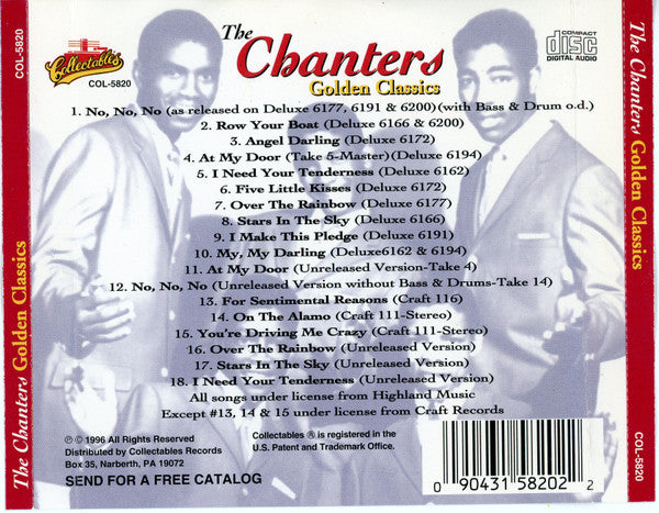 The Chanters : Golden Classics (CD)