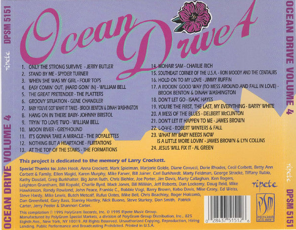 Various : Ocean Drive 4 (CD, Comp, PMD)