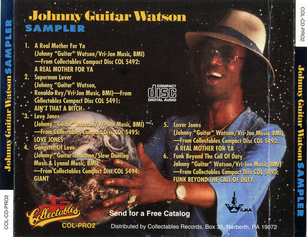 Johnny Guitar Watson : Sampler (CD, Promo, Smplr)