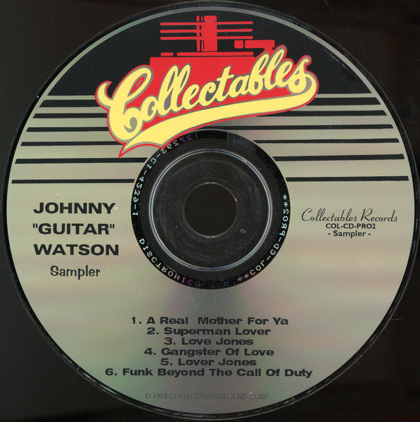 Johnny Guitar Watson : Sampler (CD, Promo, Smplr)