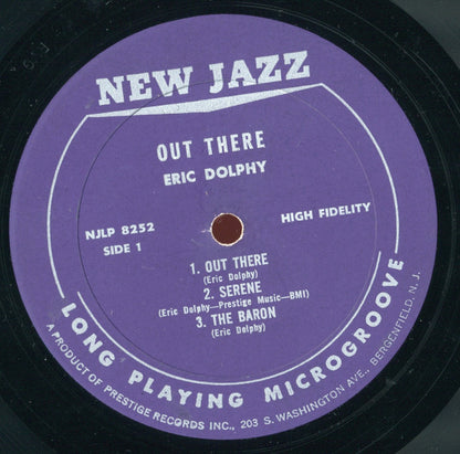 Eric Dolphy : Out There (LP, Album, Mono, RP, No )