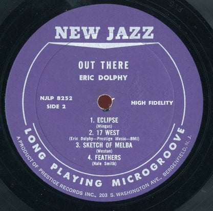 Eric Dolphy : Out There (LP, Album, Mono, RP, No )