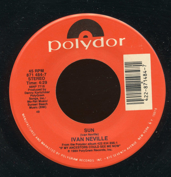 Ivan Neville : Falling Out Of Love (7")