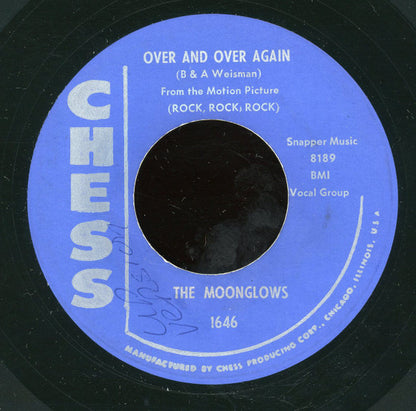 The Moonglows : Over And Over Again (7")