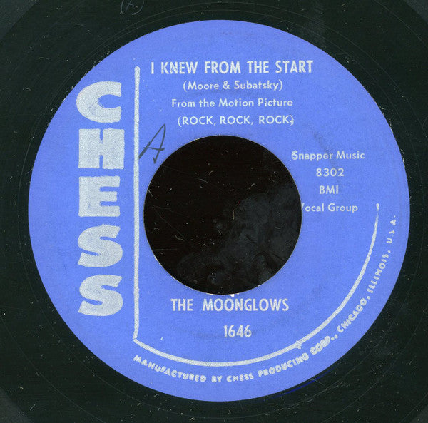 The Moonglows : Over And Over Again (7")