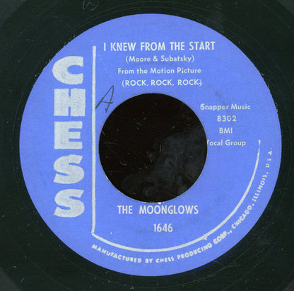 The Moonglows : Over And Over Again (7")