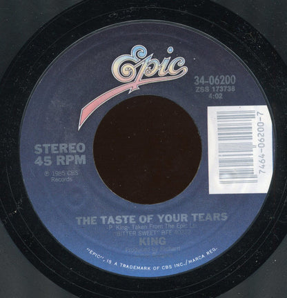 King : The Taste Of Your Tears (7", Single, Styrene)