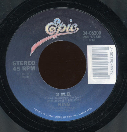 King : The Taste Of Your Tears (7", Single, Styrene)