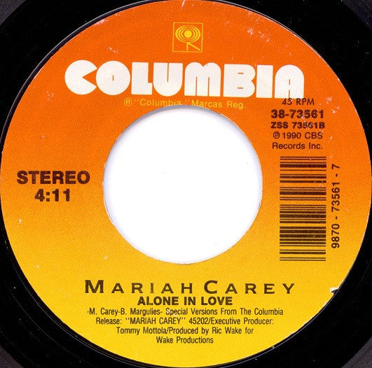 Mariah Carey : Someday (7", Single, Styrene)