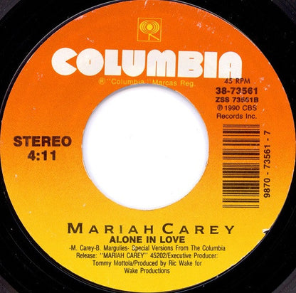Mariah Carey : Someday (7", Single, Styrene)