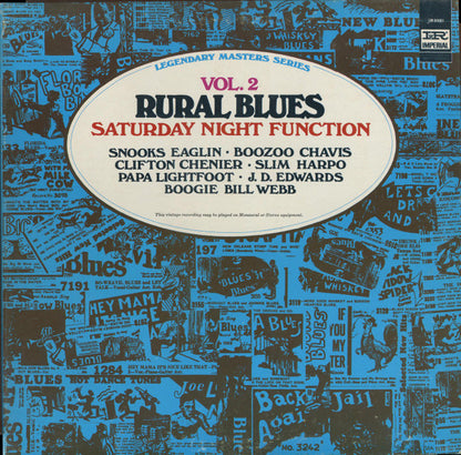 Various : Rural Blues Vol 2: Saturday Night Function  (LP, Comp)