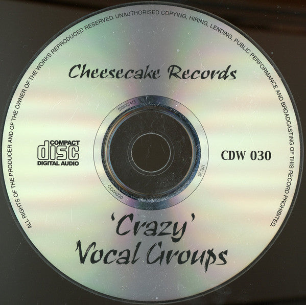 Various : "Crazy" Vocal Groups (CD, Comp)