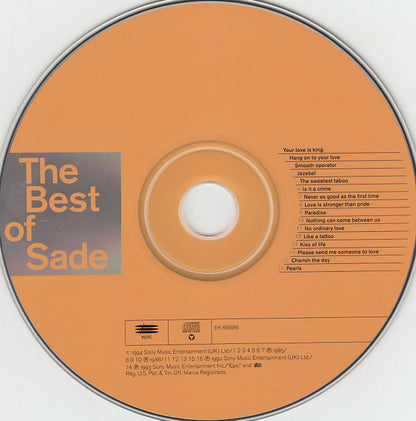 Sade : The Best Of Sade (CD, Comp, RP)