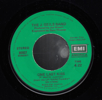 The J. Geils Band : One Last Kiss (7", Single, Jac)