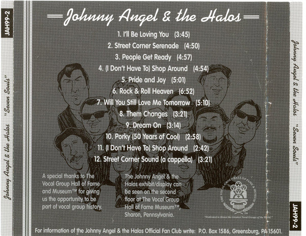 Johnny Angel & The Halos : Seven Souls (CD, Album)