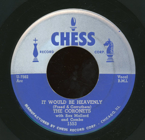 The Coronets (8) With Sax Mallard's Combo : It Would Be Heavenly / Baby's Coming Home (7")