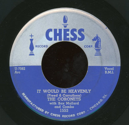 The Coronets (8) With Sax Mallard's Combo : It Would Be Heavenly / Baby's Coming Home (7")