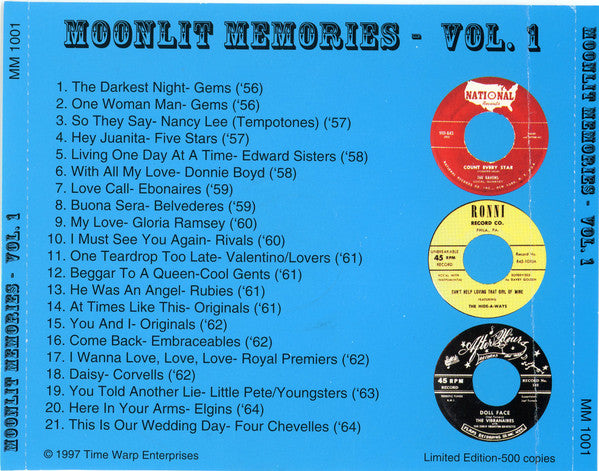 Various : Moonlit Memories Vol.1 (CD, Comp)