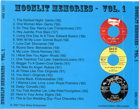 Various : Moonlit Memories Vol.1 (CD, Comp)