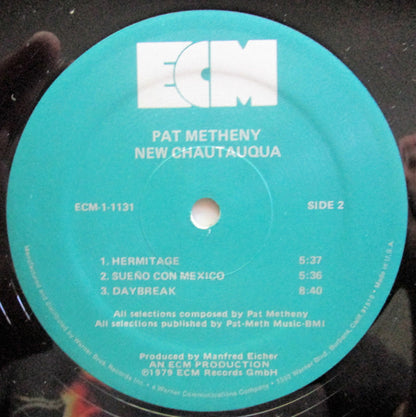 Pat Metheny : New Chautauqua (LP, Album)