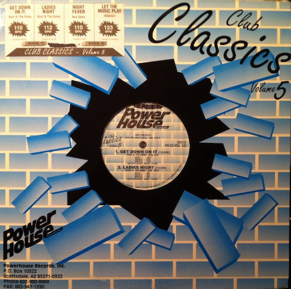 Various : Club Classics Volume 5 (2x12", Comp, Promo)