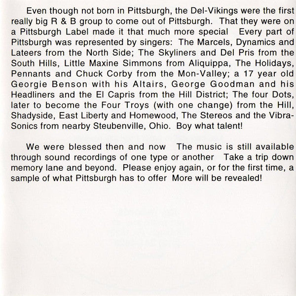 Various : Pittsburgh's Greatest Hits Volume V (CD, Comp)