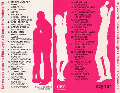 Various : Pittsburgh's Greatest Hits Volume VII (CD, Comp)