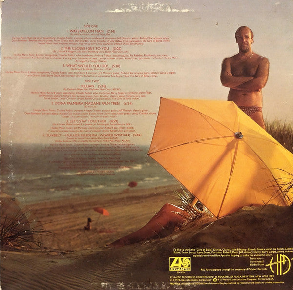 Herbie Mann : Sunbelt (LP, Album, RI )