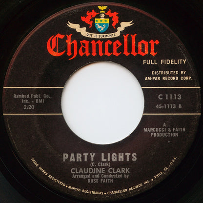 Claudine Clark : Disappointed / Party Lights (7", Single)