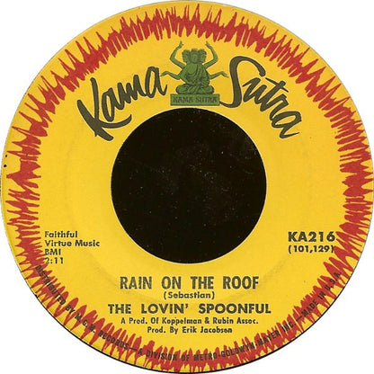 The Lovin' Spoonful : Rain On The Roof (7", Single, MGM)