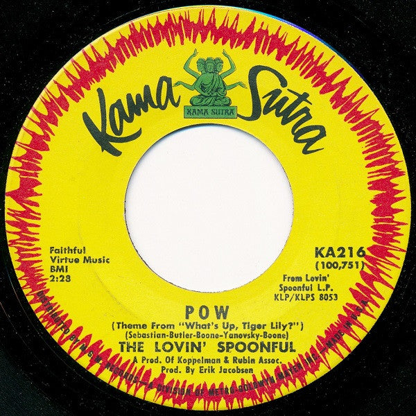 The Lovin' Spoonful : Rain On The Roof (7", Single, MGM)