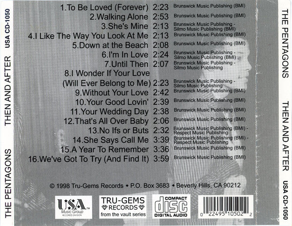 The Pentagons : Then & After (CD, Comp)